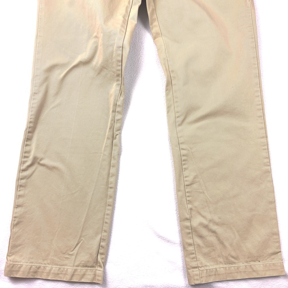 Vineyard Vines Men's Khaki Flat Front Cotton Chino Pants (32/32) - Picture 6 of 14